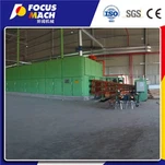 2-х уровневая сетчатая роликовая сушилка для шпона