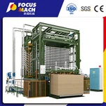 Машина для горячего прессования шпона фанеры